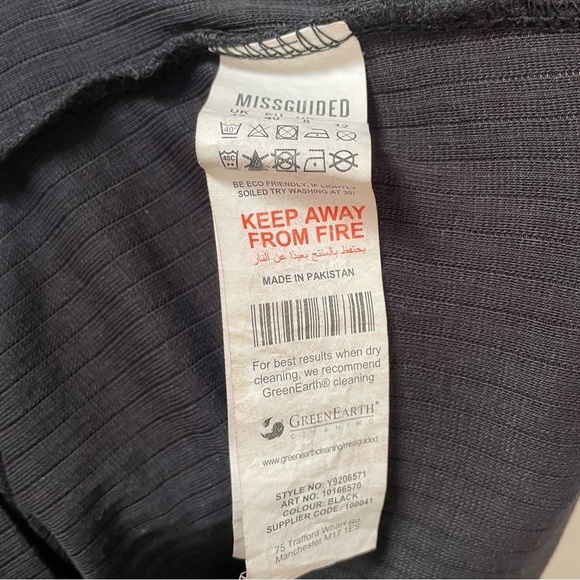 Missguided Black Ribbed Turtleneck Long Sleeve Sweater Midi Dress - Picture 8 of 8